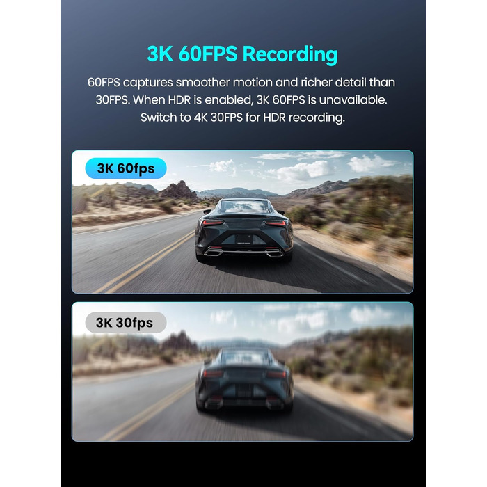 DDPAI Z60 Pro: 4K відеореєстратор з подвійними камерами STARVIS, GPS, WiFi, 32GB, 24h парковка