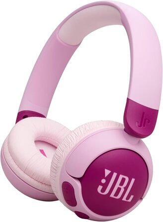 Навушники JBL Junior 320 BT Bluetooth для дітей з мікрофоном, 50 годин, JBL Safe Sound, наклейки, зелений (PURPLE)