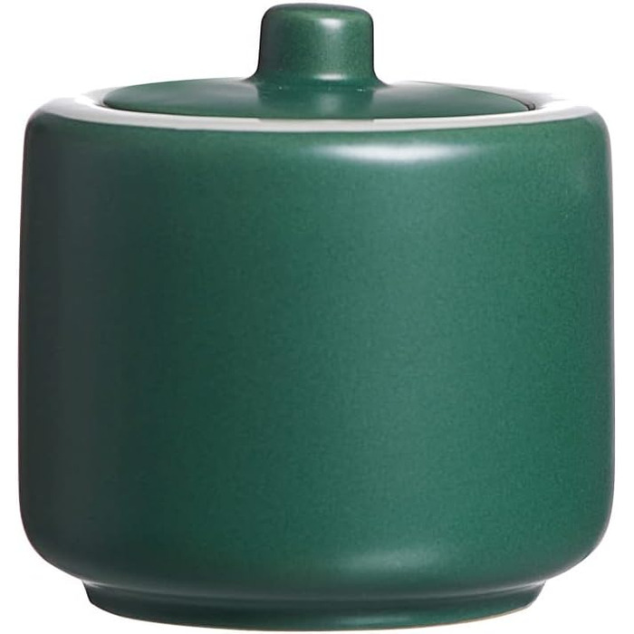 Ritzenhoff & Breker Jasper Milk & Sugar Set - Ceramic Milk Pitcher & Sugar Bowl with Matte Glaze & Soft-Touch Finish (Green)
