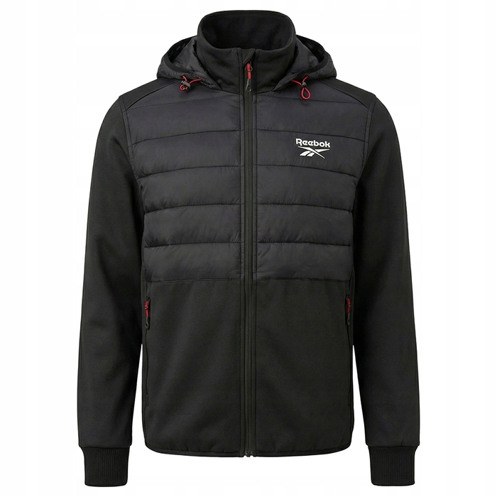 Чоловіча гібридна трекінгова куртка Reebok Mixed Hybrid RBO15620, розмір L