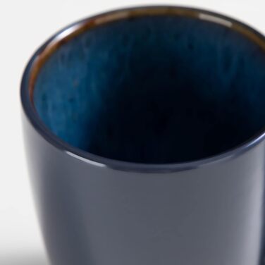 Coffee Mugs, Stoneware, Vancasso BUBBLE 12-Piece Mug Set, 380ml Coffee Cups with Handle