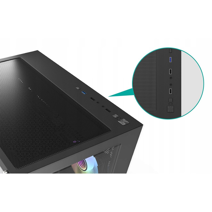 Корпус DarkFlash C285P Cube Case, чорний