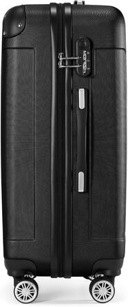 Набір валіз Merish 3шт. з жорстким корпусом, коліщата-двоєколіща, 9 кольорів (включно з чорним)