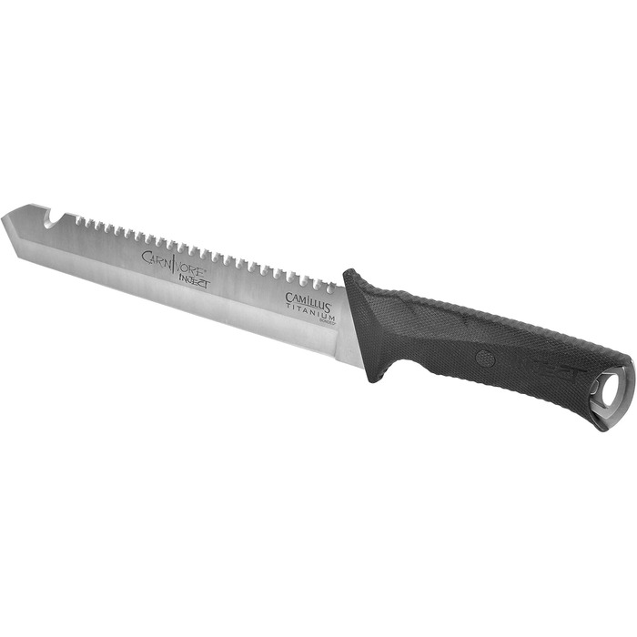 Camillus Carnivore 19818 Machete with sheath, titanium-bound blade and ballistic nylon sheath