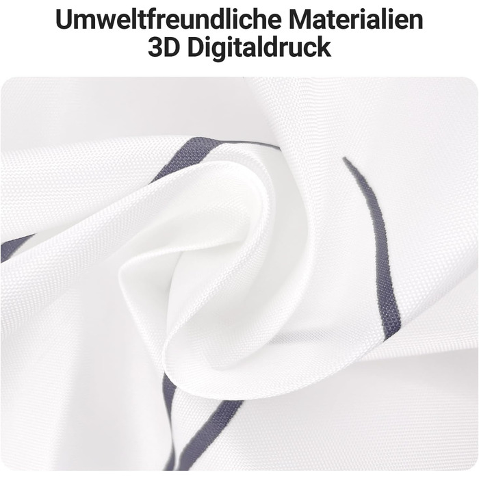 Штора для душу Weizenohr 180x200 см, з утяжеленим краєм, антигрибкова, водовідштовхувальна, поліестер, з кільцями (1 шт)