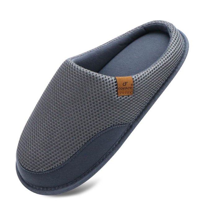 Тапочки чоловічі COFACE з фетру, теплі та зручні, з антиковзкою гумовою підошвою, розмір 40-49