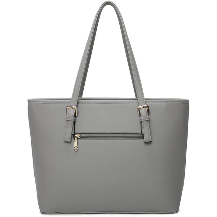 Сумка жіноча Gallantry Paris сіра - містка шопер для документів A4, плечова сумка, сумка для роботи та навчання