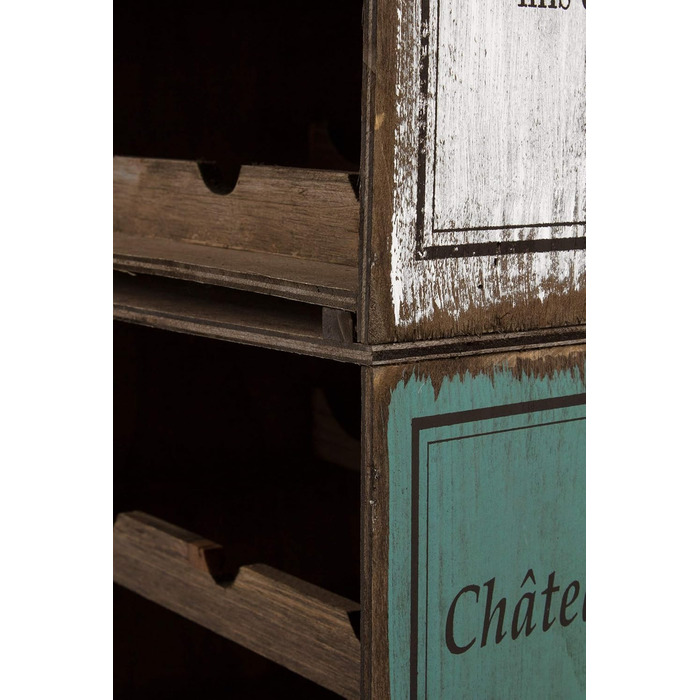 Wine rack (Hell) bottle rack shelf wine cabinet kitchen rack vintage used shabby chic
