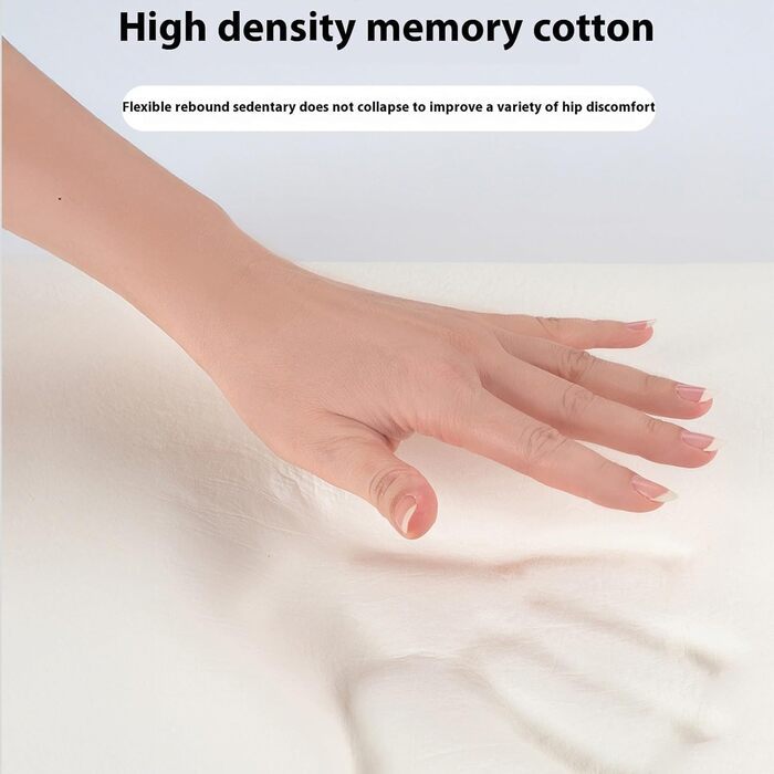 Ортопедична подушка для сидіння з підтримкою спини, Memory Foam, для офісного крісла, авто, інвалідного візка (Темно-сірий)