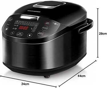 Мультиварка Redmond SkyCooker RMC-M800S 5л з керуванням зі смартфона, чорна