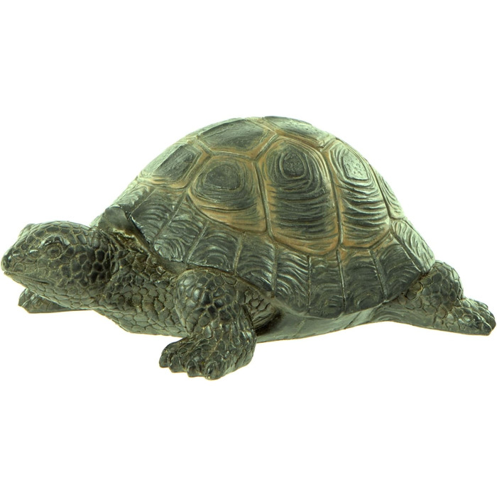 Tier-Knallbonbons, realistic turtle, weather-resistant, resin, decoration for pond lovers