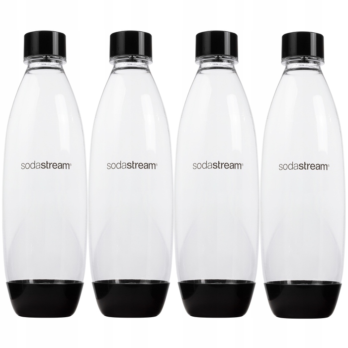 Сифон для води SodaStream Art, чорний + 4 пляшки + набір газюючих пакетиків