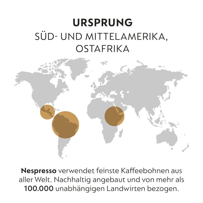 Капсули для кави Nespresso Original Ristretto Decaffeinato, 50 шт. - Темне обсмаження
