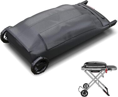 GFTIME 7030 Grill Cover for Weber Traveler 9010001 – Premium 600D Waterproof Storage Cover, compatible with Weber Traveler Gas Grill, optimal protection and mobility for your grill!