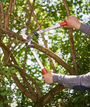 Секатор FELCO 211-40, 40 см, алюмінієві ручки, обрізка гілок до 35 мм, садові ножиці для важких робіт