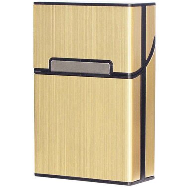 Елегантне етикет для сигарет Edel: алюмінієва коробочка-контейнер на 20 сигарет з магнітним закриттям (6 кольорів)