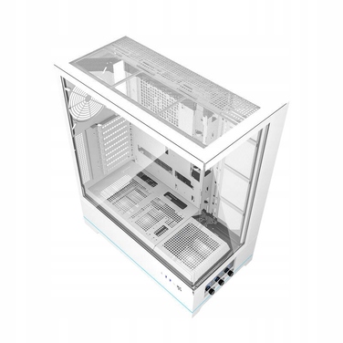 Корпус для ПК DarkFlash DY451L Midi Tower ATX, ігровий, білий (з нижнім розміщенням БЖ)