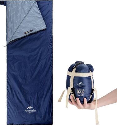 Naturehike Sleeping Bag - 7°C Warm Weather Sleeping Bag for Hiking, Backpacking & Camping - Lightweight, Youth & Adult