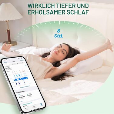 Подушка для шиї та голови 2 в 1 з ефектом пам'яті (Memory Foam), 60x40x12/14 см, біла
