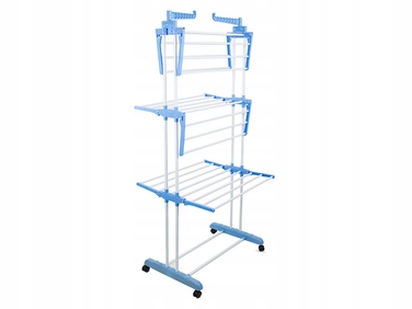 Складана вертикальна сушарка для білизни, велика підлогова стійка для балкона