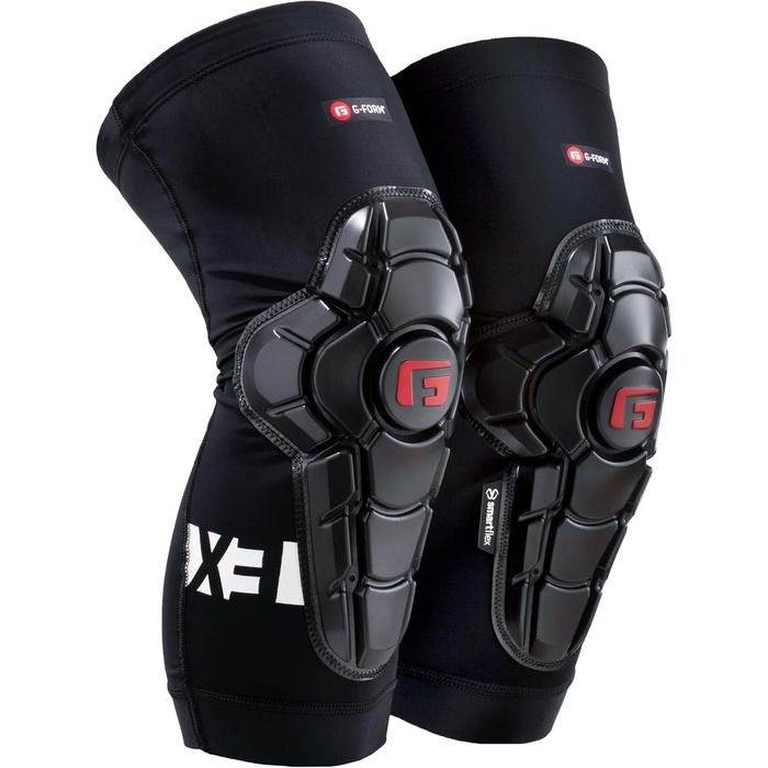 G-Form Pro-X3 Захист колін для гірського велосипеда, унісекс, чорний/білий, розмір XL, для дорослих