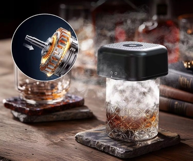 Електричний набір для копчення напоїв Whisky Smoker з аксесуарами для коктейлів, 6 смаків