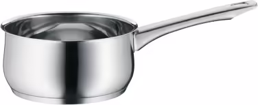 WMF Diadem Plus Induction Cookware Set, 5-Piece, Cookware Set with Glass Lids, Polished Cromargan Stainless Steel, Induction Cookware Set Uncoated, 5-Piece (including saucepan)