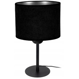 Настільна лампа Glimex LOFT, чорний, сріблястий, сірий, 60 Вт