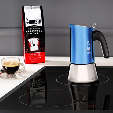 Еспресо-машина Bialetti Venus Induction - італійська якість, нержавіюча сталь, 4 чашки, срібляста