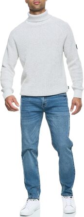 Чоловічі джинси Indicode INSantino з еластичного деніму (99% бавовна), 32W/32L, Medium Dark Cloud