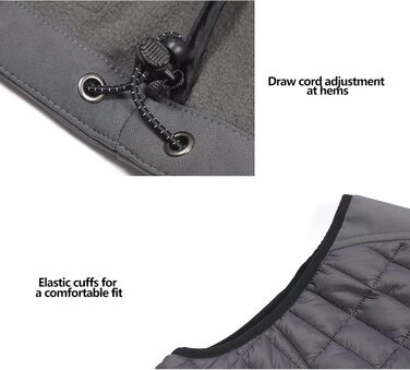 Little Donkey Andy Легка пухова жилетка для жінок, тепла безрукавна куртка для активного відпочинку, походів, бігу, подорожей, XL, темно-сірий