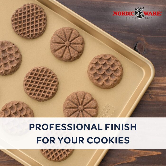 Nordic Ware Cookie Stamps with Wooden Handle 