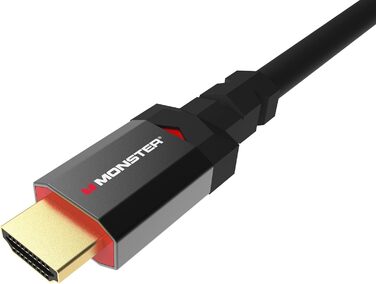 HDMI кабель 2.1 Monster 1.8м, 8K Ultra HD, 48 Gbps, для ігор, сумісний з PS5, PS4, Xbox Series X, Xbox One
