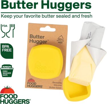 Butter Hugger – Patented Butter Cover – keeps your butter sealed and fresh.