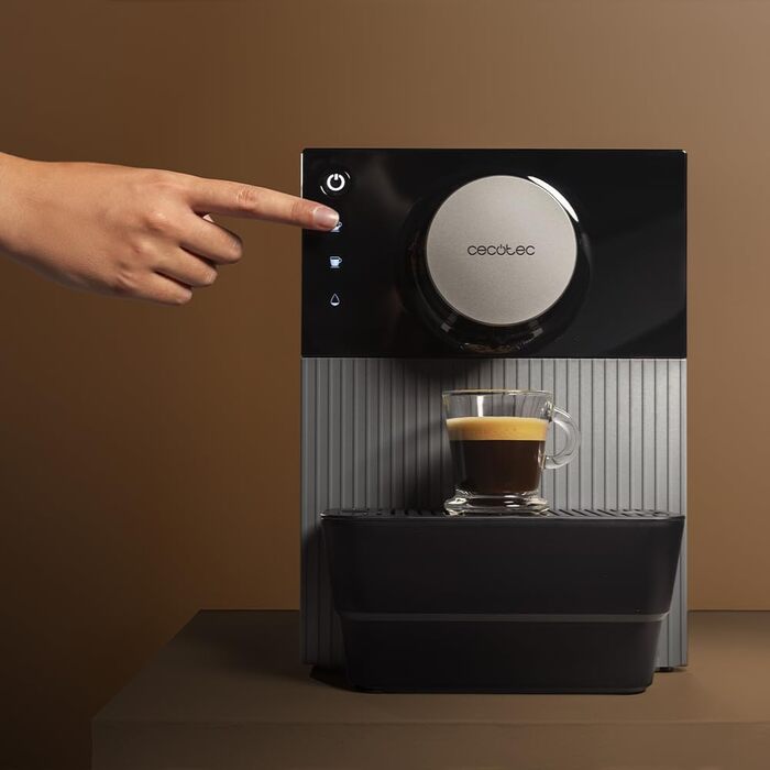 Кавомашина автоматична Cecotec Cremmaet Cube Red 1350 Вт: Професійна, еспресо, 19 бар, Touch-панель