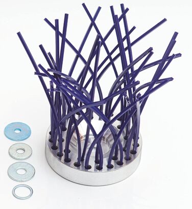 Ratioparts Wildkrautbürste 25.4 mm Ø-boring 18 wires for brush cutter - trimmer OCTO Pro, Blue