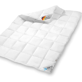Ethereal Winter Blanket 135x200 warm - Frieda Down Comforter certified to Oeko-Tex 100 - All-Season Blanket 135x200 - Extra Soft Top Blanket - Blanket Duvet Comforter - Winter Blanket 135x200cm White