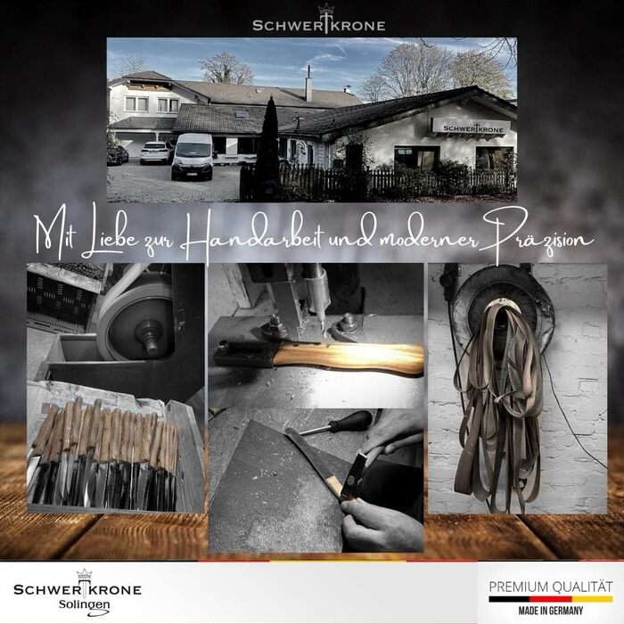 Ніж кухарський Schwertkrone Chefmesser з ручкою з горіхового дерева, 20 см, Made in Germany