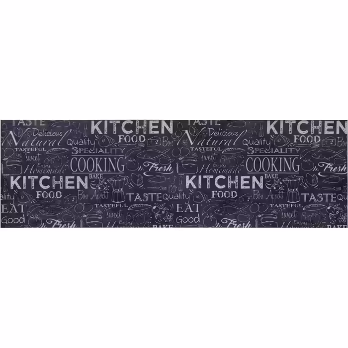 Килимок для кухні Hanse Home Cook & Clean, антиковзний, легкий у догляді, з малюнком їжі, 50x150 см – килимовий доріжка для кухні, коридору, передпокою, їдальні