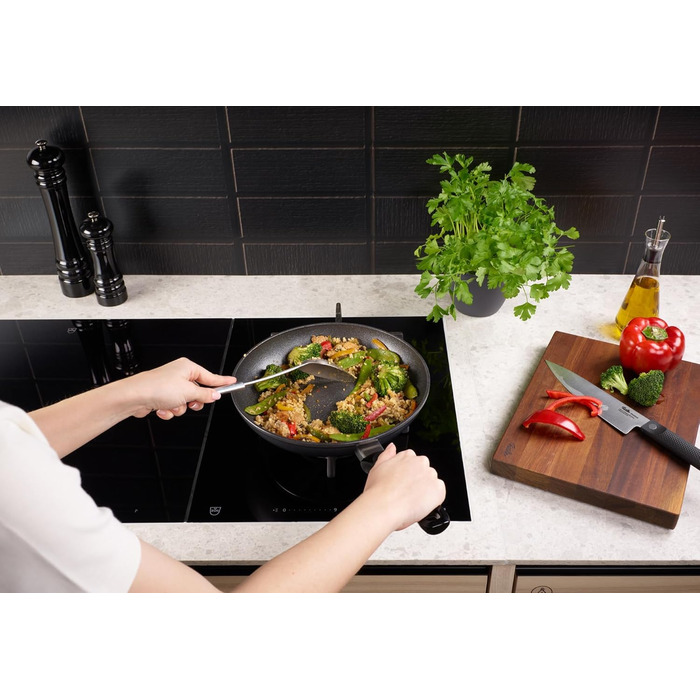 Fissler Adamant: Сковорода з антипригарним покриттям 24+28 см, алюмінієва, для індукції (Classic)