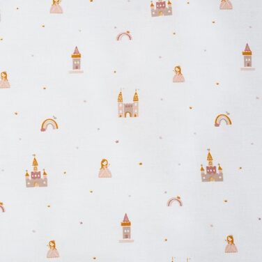 Комплект постільної білизни Träumeland для ліжечка, 80x80 см + 35x40 см, бавовна, у подарунковій упаковці (Märchengold)