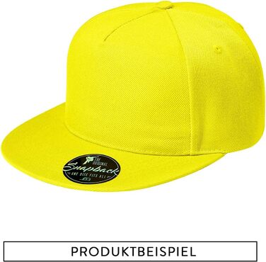 Кепка бейсболка унісекс Cap Unisex - чоловіча кепка Snapback, жовта, універсальний розмір