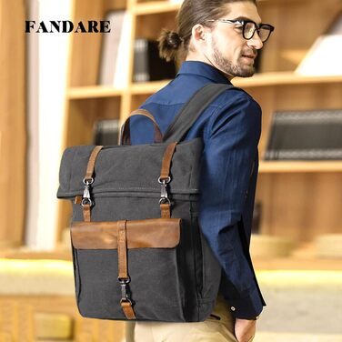 Рюкзак FANDARE Rolltop з водонепроникною тканиною, 15.6