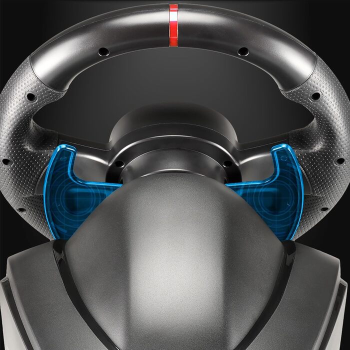 Superdrive SV650 Racing Wheel: Руль для гонок з педалями та перемиканням передач - сумісний з Xbox Series X/S, Switch, PS4, Xbox One, PC, PS3 (програмований)