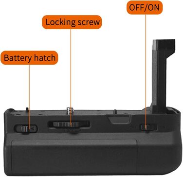 Вертикальний хват для Canon EOS RP/R8: тримач акумулятора 2 x LP-E17 | QUMOX