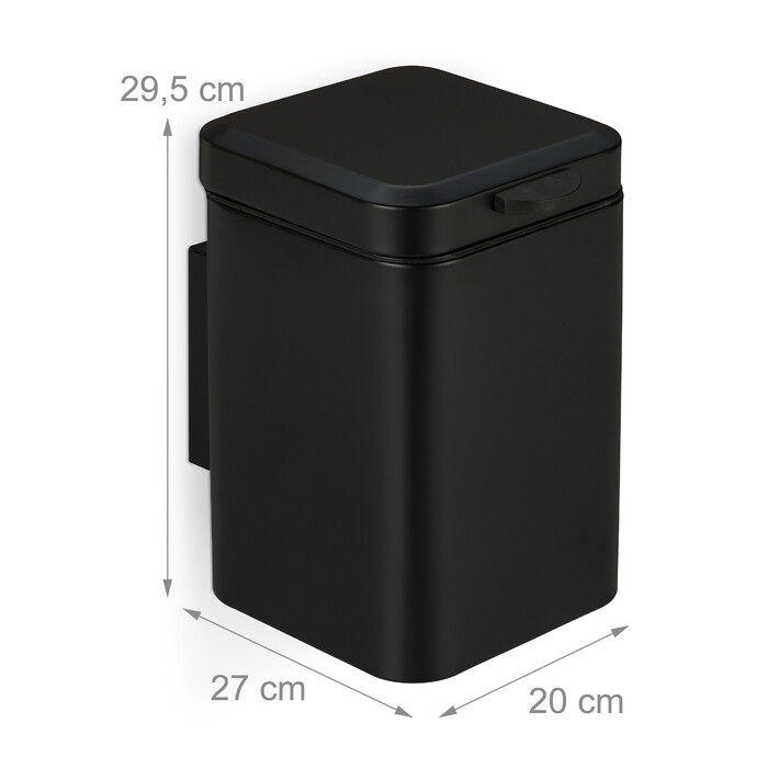 Relaxdays Cosmetic Containers Wall Mounting 6 Liter