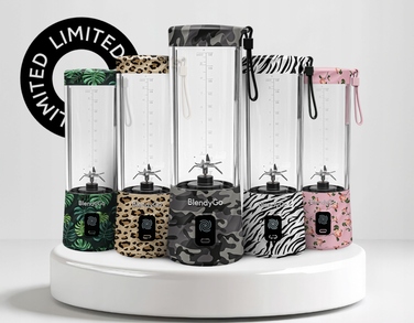 Портативний стакановий блендер BlendyGo 3, міксер 250 Вт, рожевий (ідеальний подарунок)