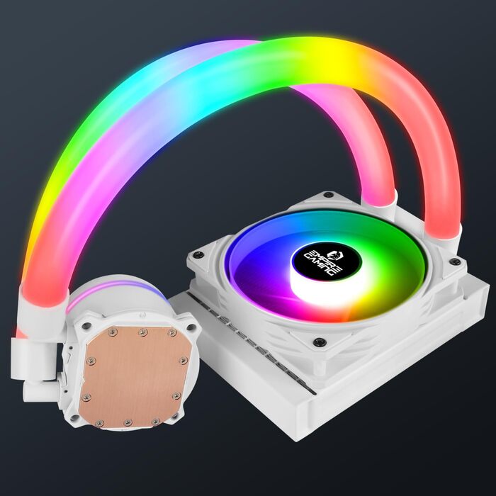 Система водяного охолодження EMPIRE GAMING Guardian G-V20 AIO для ПК – 240 мм, RGB, для Intel та AMD