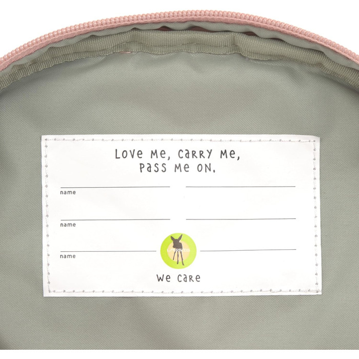 Дитячий рюкзак LÄSSIG з нагрудним ремінцем: ідеальний для садочка (6,5L, від 3 років, рожевий)