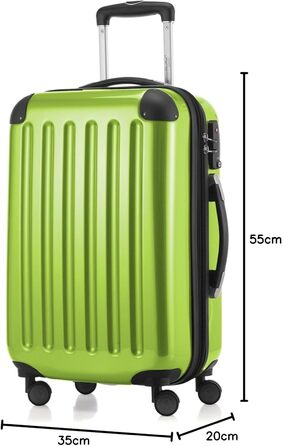 Чемодан Hauptstadtkoffer Unisex Alex TSA R2, 1 шт., набір, яблучно-зелений